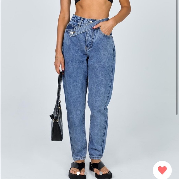 princess polly cross over jeans
